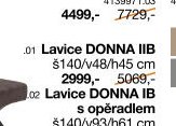 Lavice DONNA IIB