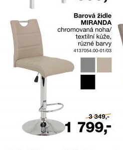 Barová židle MIRANDA