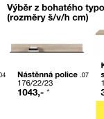 Nástěnná police .07