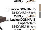 Lavice DONNA IIB