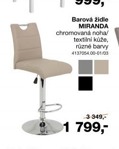 Barová židle MIRANDA