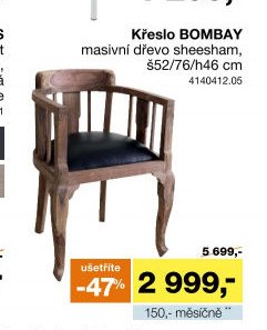Křeslo BOMBAY