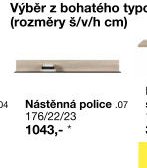 Nástěnná police .07