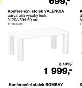 Konferenční stolek VALENCIA