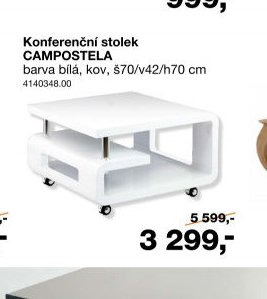 Konferenční stolek CAMPOSTELA