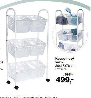 Koupelnový vozík