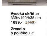 Vysoká skříň