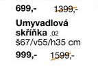 Umyvadlová skříňka