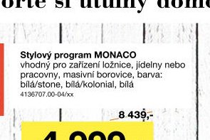 Stylový program MONACO