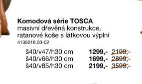 Komodová série TOSCA