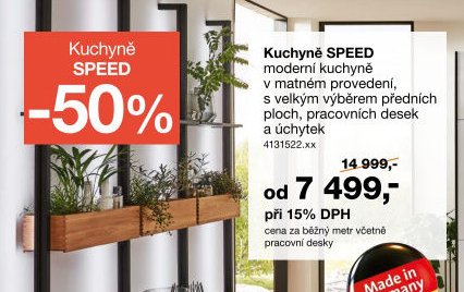 Kuchyně SPEED