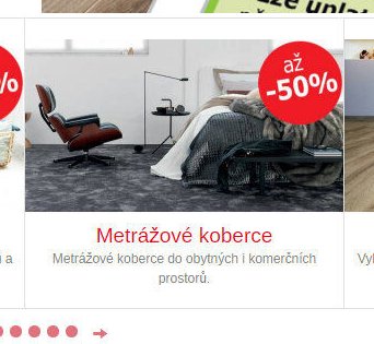 Metrážové koberce