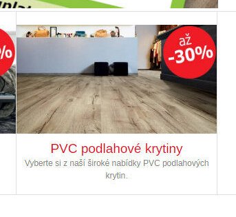 PVC podlahové krytiny