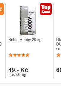 Beton Hobby 20 kg