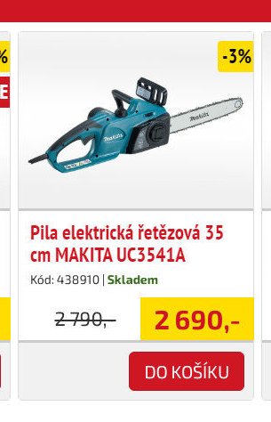 Pila elektrická řetězová 35 cm MAKITA UC3541A