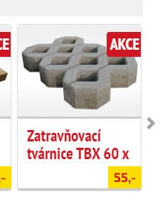 Zatravňovací tvárnice TBX 60 x