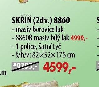 Skříň (2dv.) 8860