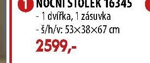 NOČNÍ STOLEK 16345