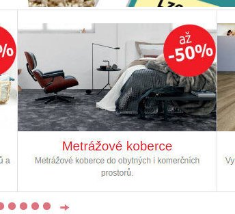 Metrážové koberce