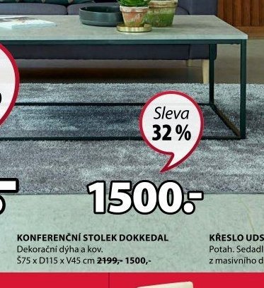 KONFERENČNÍ STOLEK DOKKEDAL