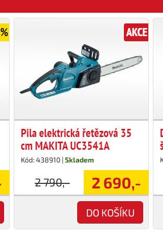 Pila elektrická řetězová 35 cm MAKITA UC3541A