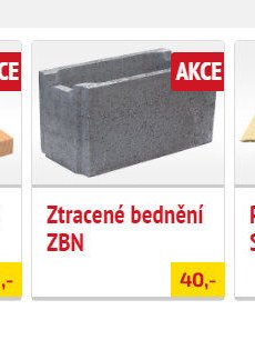 Ztracené bednění ZBN