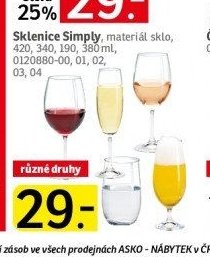 Sklenice Simply