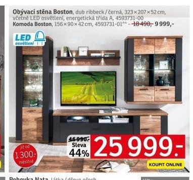 Obývací stěna Boston