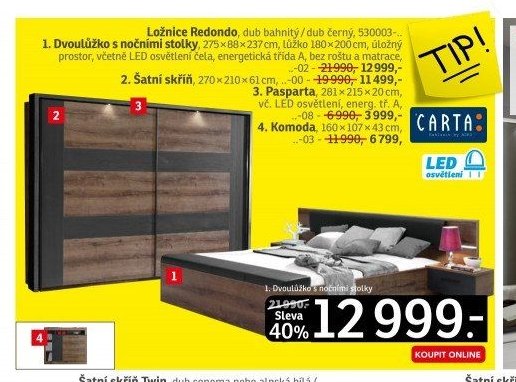 Ložnice Redondo