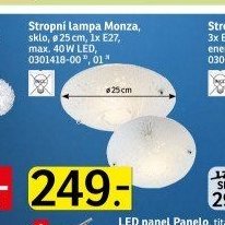 Stropní lampa Monza