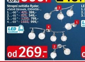 Stropní svítidlo Ryder (variace)
