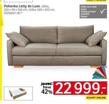 Pohovka Letty de Luxe