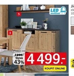 Jídelní stůl, dub artisan