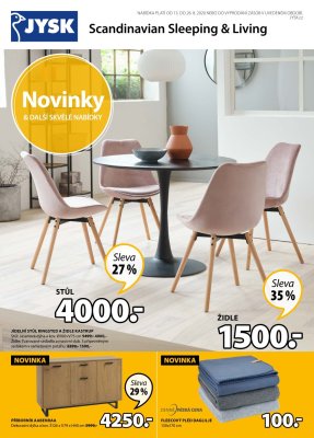 akční leták Jysk 13.8.2020-26.8.2020