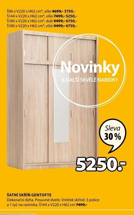 Šatní skříň GENTOFTE
