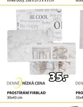 PROSTÍRÁNÍ FIRBLAD