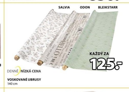 VOSKOVANÉ UBRUSY