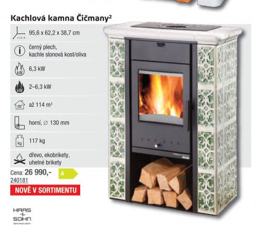 Kachlová kamna Čičmany