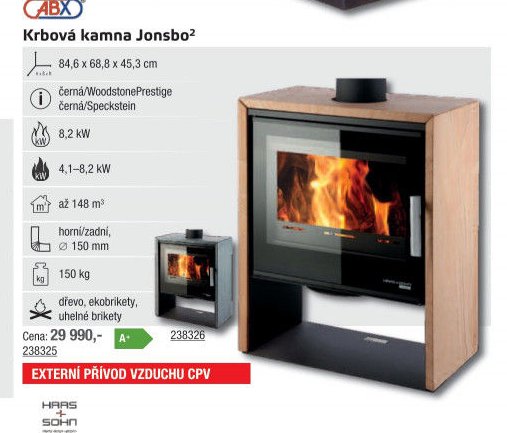 Krbová kamna Jonsbo