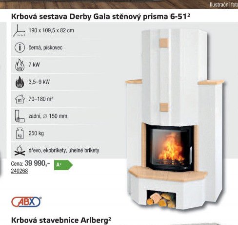 Krbová sestava Derby Gala stěnový prisma 6-51