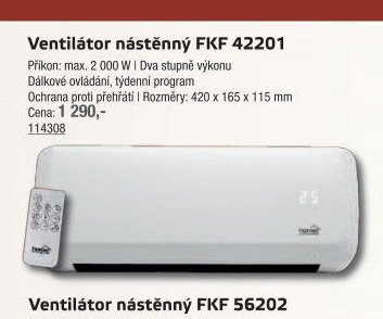 Ventilátor nástěnný FKF 42201