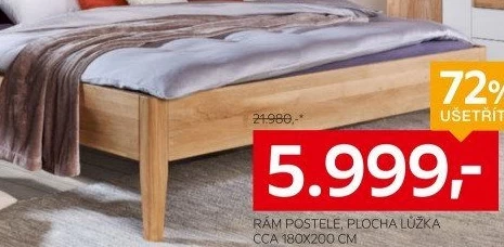Rám postele Linea Natura