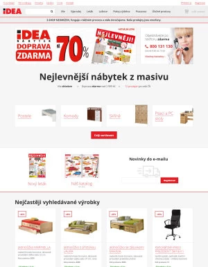 akční leták IDEA nábytek 1.9.2020-7.9.2020
