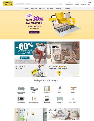 akční leták Sconto nábytek 1.9.2020-7.9.2020