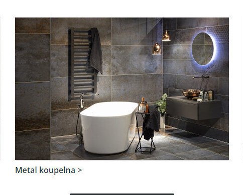 Metal koupelna