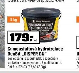 Gumoasfaltová hydroizolace DenBit „DISPER DN“