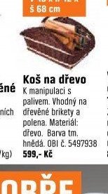Koš na dřevo