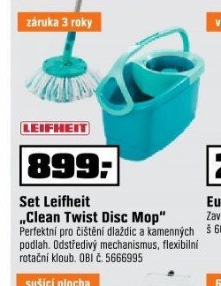 Set Leifheit „Clean Twist Disc Mop“