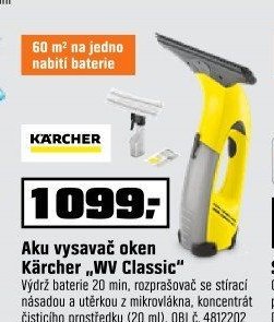 Aku vysavač oken Kärcher „WV Classic“