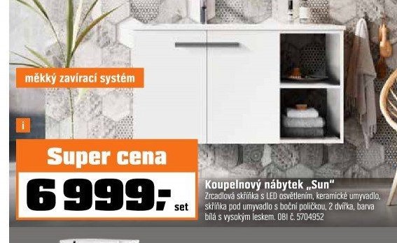 Koupelnový nábytek „Sun“